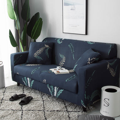 Stretch Printed Sofa Slipcover – Elastic Couch Cover Protector