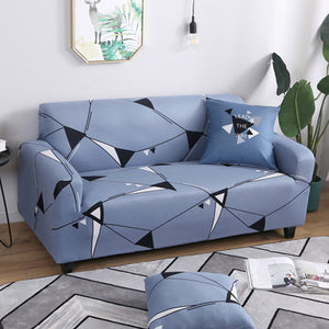 Stretch Printed Sofa Slipcover – Elastic Couch Cover Protector