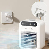 Portable Air Cooler Fan with Water & Ice – USB Mini AC Unit