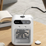 Portable Air Cooler Fan with Water & Ice – USB Mini AC Unit